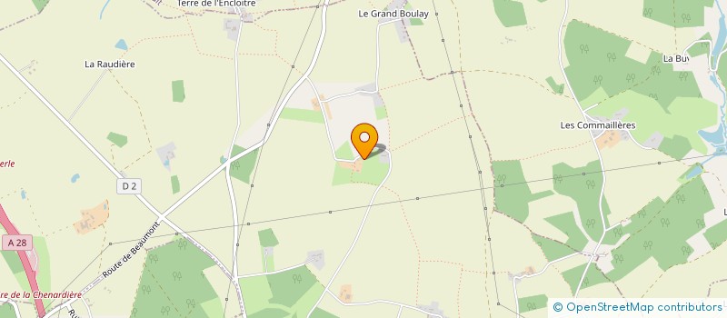 localisation de l'entreprise MADAME CAROLINE MICHEL  ROUZIERS-DE-TOURAINE