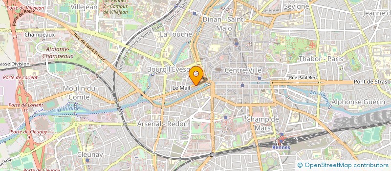 localisation de l'entreprise MADAME CAROLINE MICHEL  RENNES