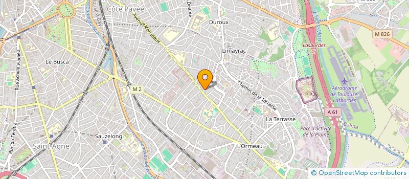 localisation de l'entreprise MADAME CAROLINE MICHEL  TOULOUSE