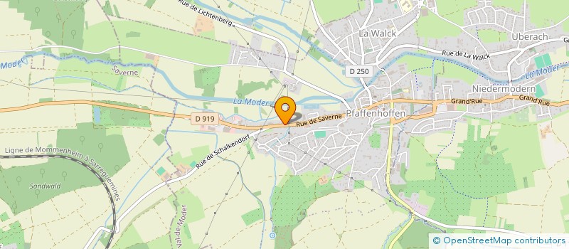 localisation de l'entreprise MADAME CAROLINE MICHEL  VAL-DE-MODER