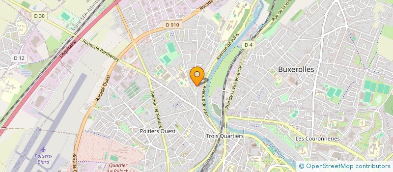 localisation de l'entreprise MADAME CAROLINE MICHEL  POITIERS