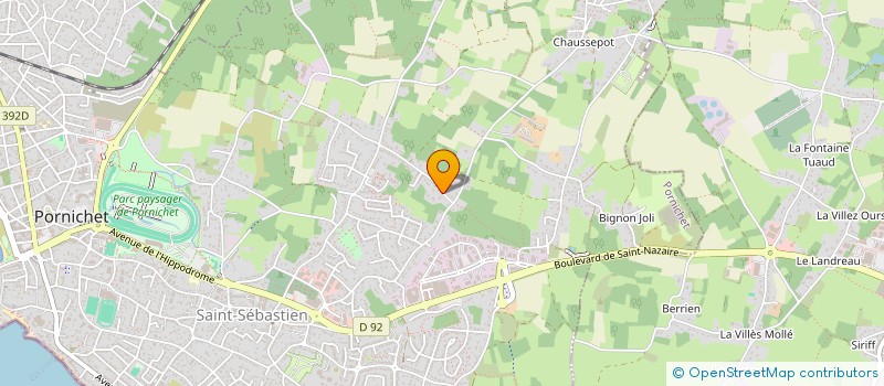 localisation de l'entreprise MADAME CAROLINE MICHELOT  PORNICHET