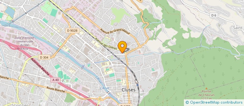 localisation de l'entreprise MADAME CAROLINE MIELOCH  CLUSES