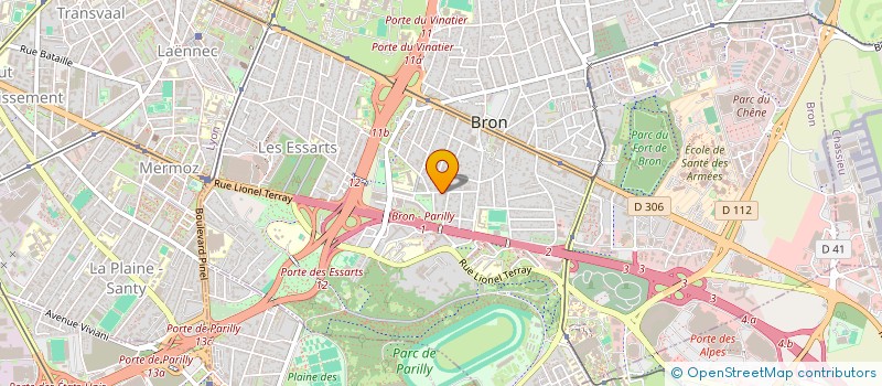 localisation de l'entreprise MADAME CAROLINE MIETLICKI  BRON