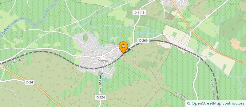 localisation de l'entreprise MADAME CAROLINE MIGNEAU  ORNAISONS