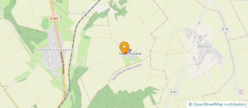 localisation de l'entreprise MADAME CAROLINE MILINKIEWICZ  FONTAINE-LAVAGANNE