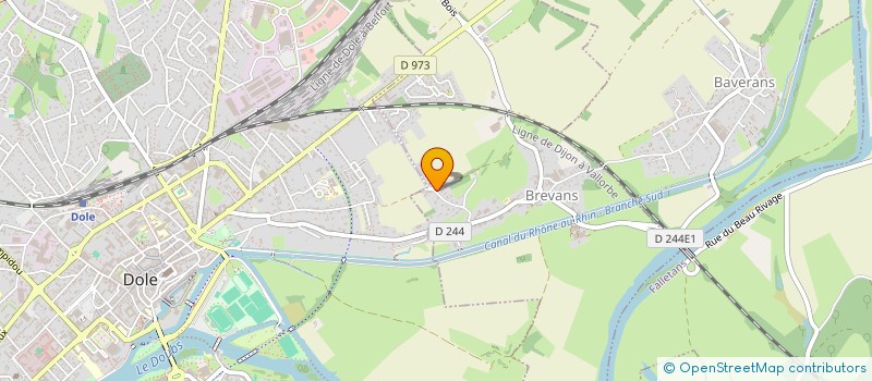 localisation de l'entreprise MADAME CAROLINE MILLET  BREVANS