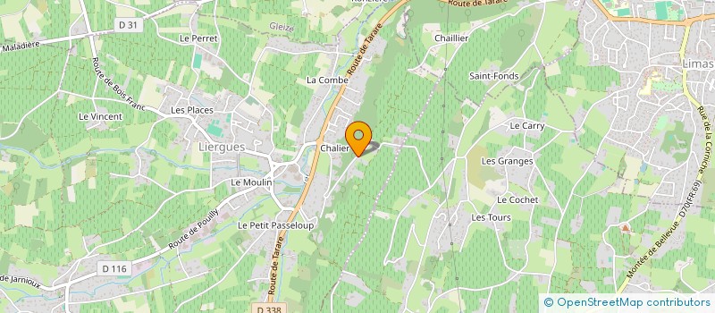 localisation de l'entreprise MADAME CAROLINE MILLET à PORTE DES PIERRES DOREES