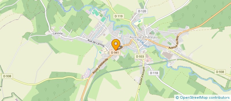 localisation de l'entreprise MADAME CAROLINE MILLOT  AUXI-LE-CHATEAU