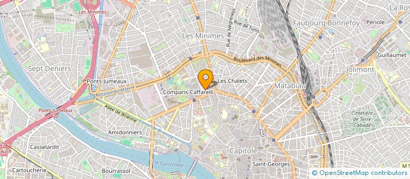 localisation de l'entreprise MADAME CAROLINE MIRAS  TOULOUSE
