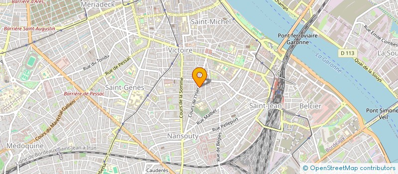 localisation de l'entreprise MADAME CAROLINE MOGA  BORDEAUX