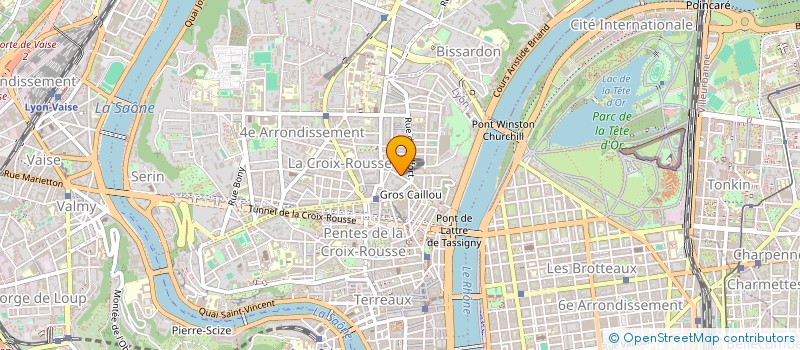 localisation de l'entreprise MADAME CAROLINE MOINE à LYON