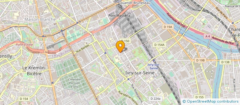 localisation de l'entreprise MADAME CAROLINE MOISAN  IVRY-SUR-SEINE