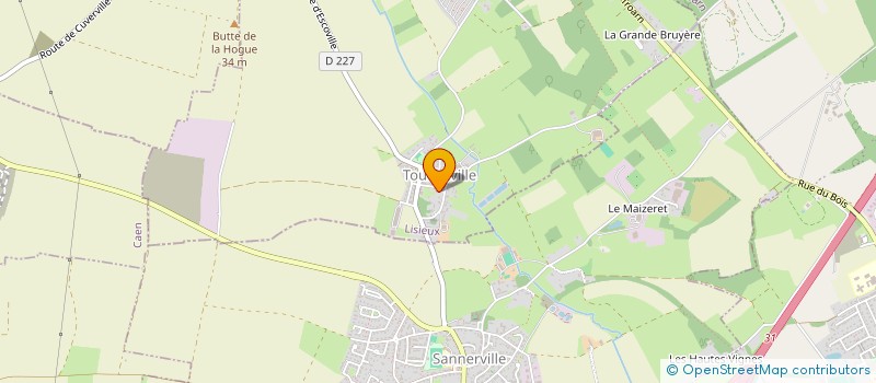 localisation de l'entreprise MADAME CAROLINE MOITIE  TOUFFREVILLE