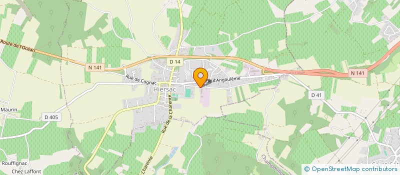 localisation de l'entreprise MADAME CAROLINE MOITY  HIERSAC