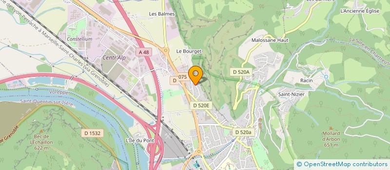 localisation de l'entreprise MADAME CAROLINE MOLARD  VOREPPE