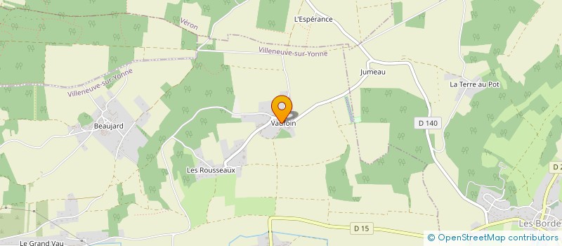 localisation de l'entreprise MADAME CAROLINE MOLIA à VILLENEUVE-SUR-YONNE