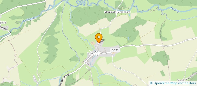 localisation de l'entreprise MADAME CAROLINE MONGIN  BEVEUGE