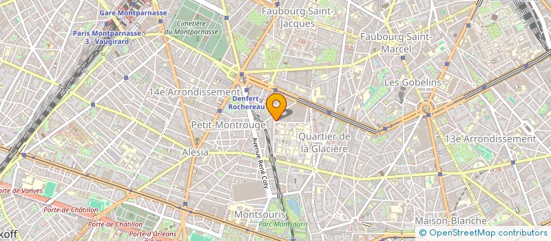 localisation de l'entreprise MADAME CAROLINE MONNARD  PARIS