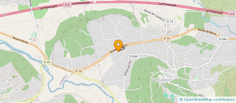 localisation de l'entreprise MADAME CAROLINE MORANDAT  VENTABREN