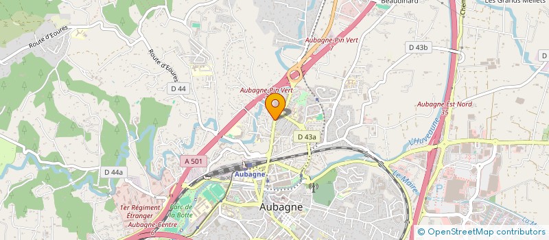 localisation de l'entreprise MADAME CAROLINE MORDENTI à AUBAGNE