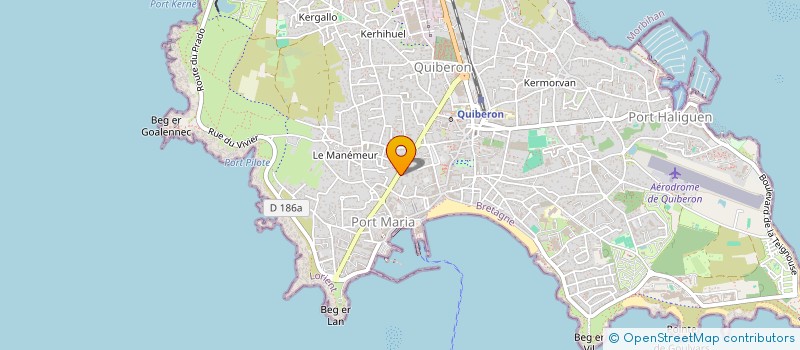 localisation de l'entreprise MADAME CAROLINE MOREAU  QUIBERON
