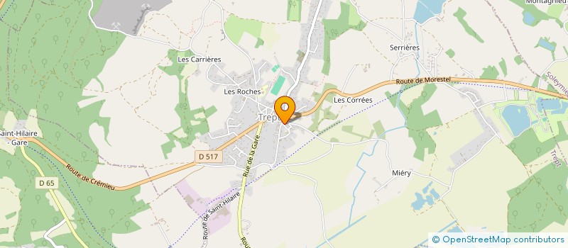 localisation de l'entreprise MADAME CAROLINE MOREAU  TREPT