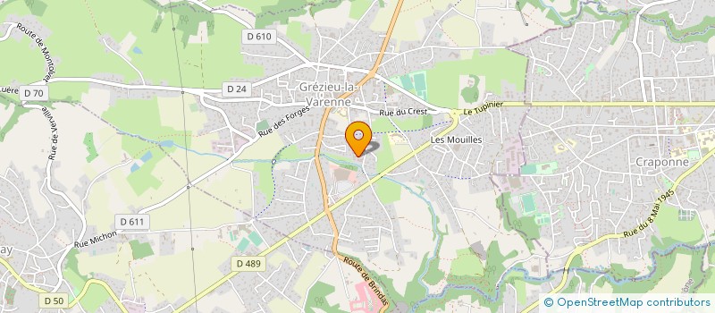 localisation de l'entreprise MADAME CAROLINE MORETTI  GREZIEU-LA-VARENNE