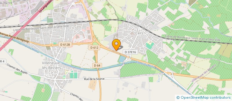 localisation de l'entreprise MADAME CAROLINE MORGANTINI  CERS