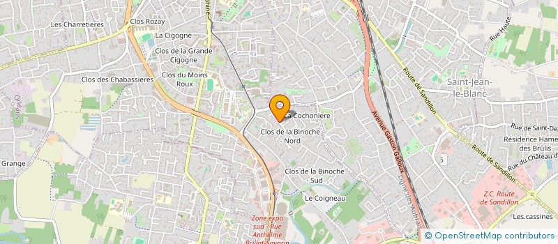 localisation de l'entreprise MADAME CAROLINE MORIAUX à ORLEANS