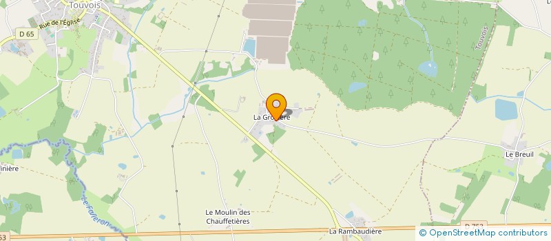 localisation de l'entreprise MADAME CAROLINE MORICEAU  TOUVOIS