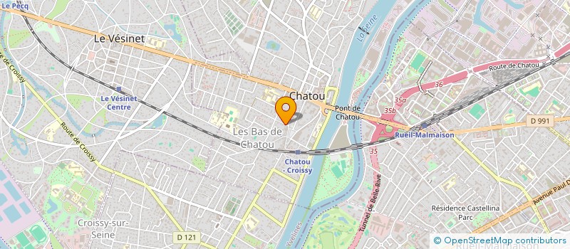 localisation de l'entreprise MADAME CAROLINE MORIN  CHATOU