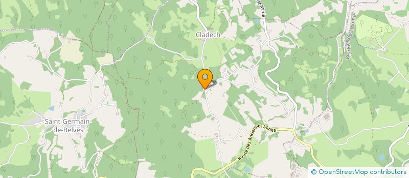 localisation de l'entreprise MADAME CAROLINE MORIN  SAGELAT