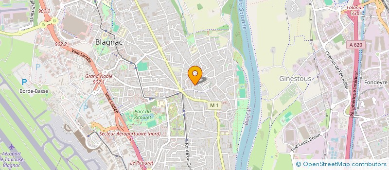 localisation de l'entreprise MADAME CAROLINE MOROT  BLAGNAC