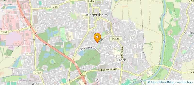 localisation de l'entreprise MADAME CAROLINE MOSSER  KINGERSHEIM