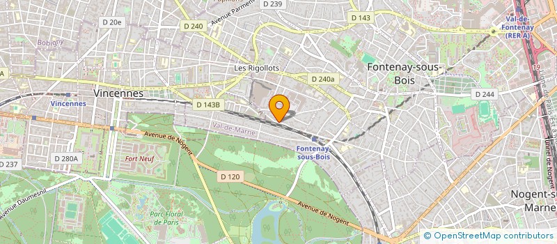 localisation de l'entreprise MADAME CAROLINE MOTAMEDI KORDESTAN  FONTENAY-SOUS-BOIS