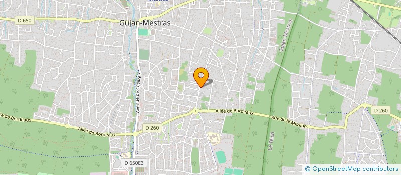 localisation de l'entreprise MADAME CAROLINE MOTHE  GUJAN-MESTRAS