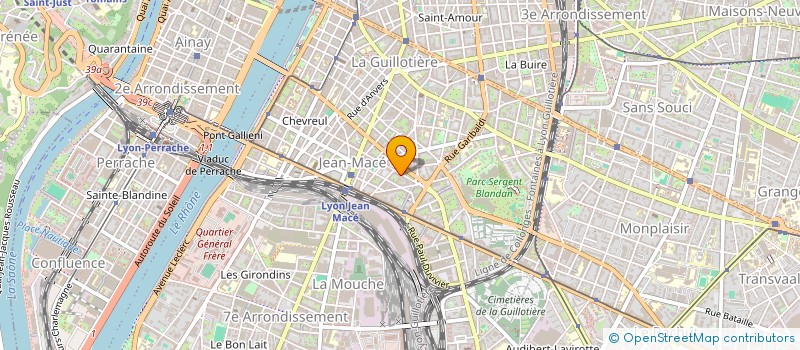 localisation de l'entreprise MADAME CAROLINE MOTTET  SAINTE-FOY-LES-LYON