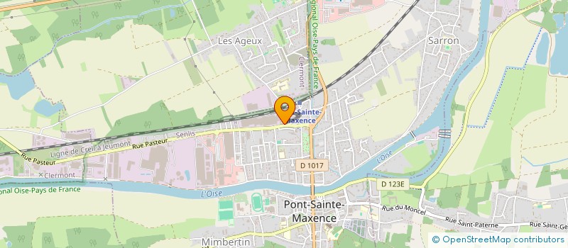 localisation de l'entreprise MADAME CAROLINE MOUCHARD  PONT-SAINTE-MAXENCE