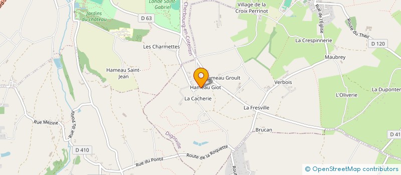 localisation de l'entreprise MADAME CAROLINE MOUCHEL  DIGOSVILLE