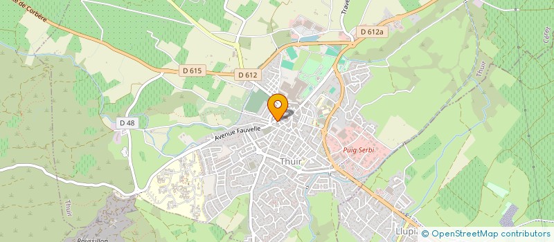 localisation de l'entreprise MADAME CAROLINE MOUILLERAC  THUIR