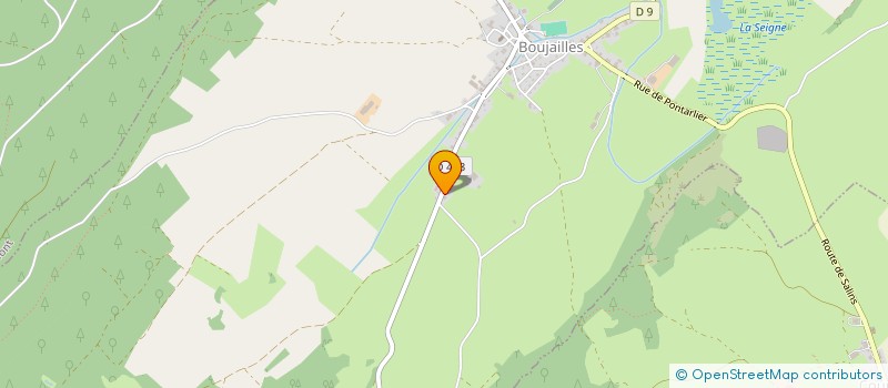 localisation de l'entreprise MADAME CAROLINE MOULET  BOUJAILLES