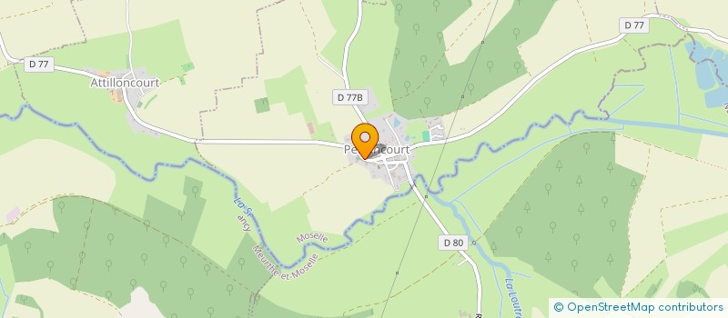 localisation de l'entreprise MADAME CAROLINE MOUREAUX  PETTONCOURT