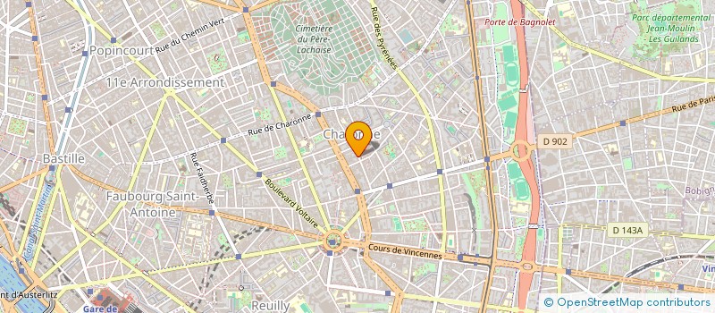 localisation de l'entreprise MADAME CAROLINE MOUREY  PARIS