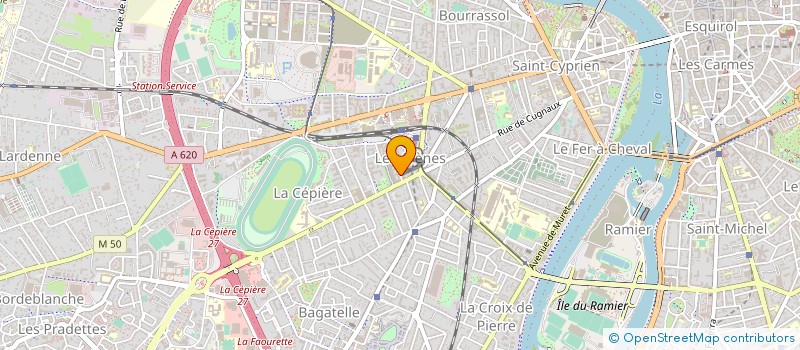 localisation de l'entreprise MADAME CAROLINE MULLER  TOULOUSE
