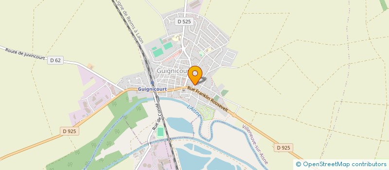 localisation de l'entreprise MADAME CAROLINE MULLER  VILLENEUVE-SUR-AISNE