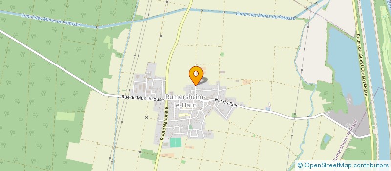 localisation de l'entreprise MADAME CAROLINE MULLER  RUMERSHEIM-LE-HAUT