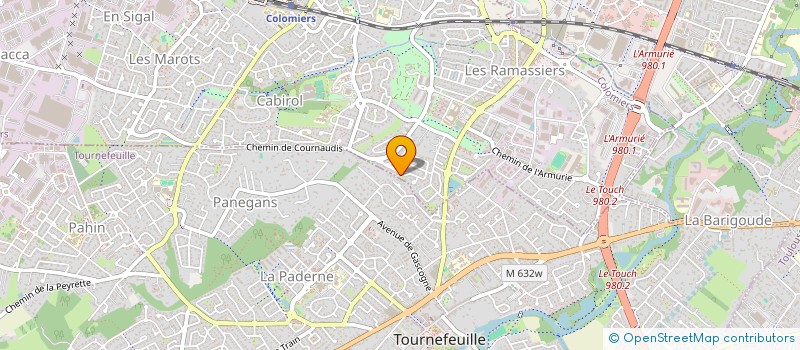 localisation de l'entreprise MADAME CAROLINE MUNIER à COLOMIERS