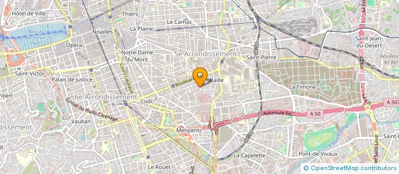 localisation de l'entreprise MADAME CAROLINE MURACCIOLE  MARSEILLE