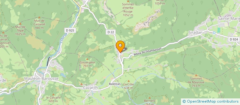 localisation de l'entreprise MADAME CAROLINE NADAU  THEBE